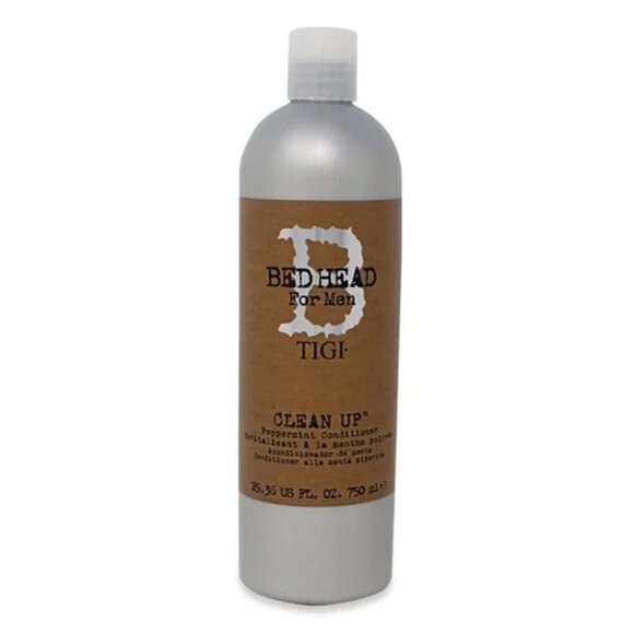 Bed Head for Men by TIGI Clean Up Mens Peppermint Conditioner Normal Hair 750ml - Picture 1 of 3